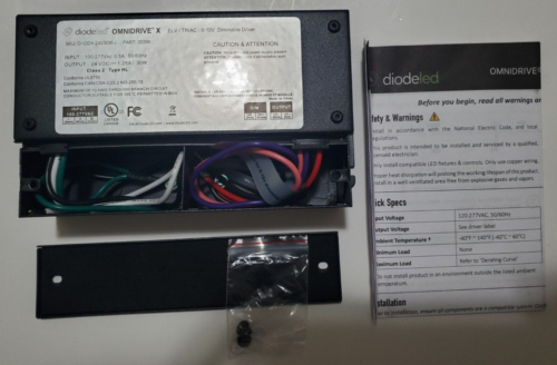 Diode LED DI-ODX-24V30W-J OMNIDRIVE X Driver Dimmable 24VDC 120-277AC Part#20390