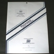 Showgard Stamp Mount Size 167/264 mm - BLACK - Pack of 5 (167x265 167 mm)  STRIP