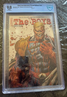 The Boys #7 Homelander Battle Damaged FOIL TYLER KIRKHAM 9.8 CBCS
