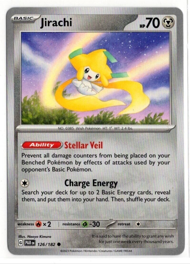 Pokemon - Paradox Rift - 126/182 - Jirachi - NM/M