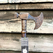 Axe Elegant Sturdy Black Colour Foldable Wooden Walking Stick