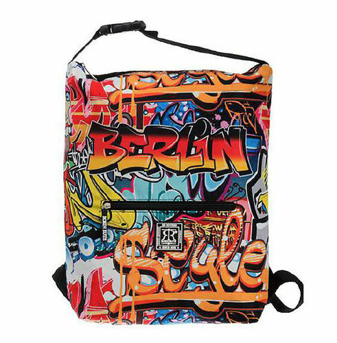 ROBIN RUTH Berlin Grafitti Rucksack NEU/OVP Graffiti Style inkl. extra Träger