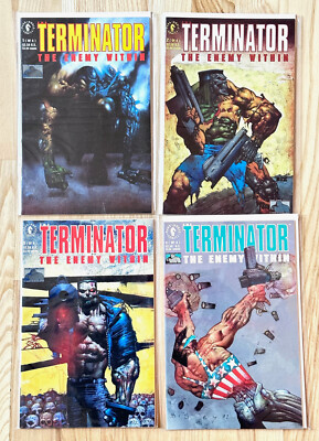 Dark Horse Comics The Terminator: The Enemy Within Complete Set #1-4  1991 New
