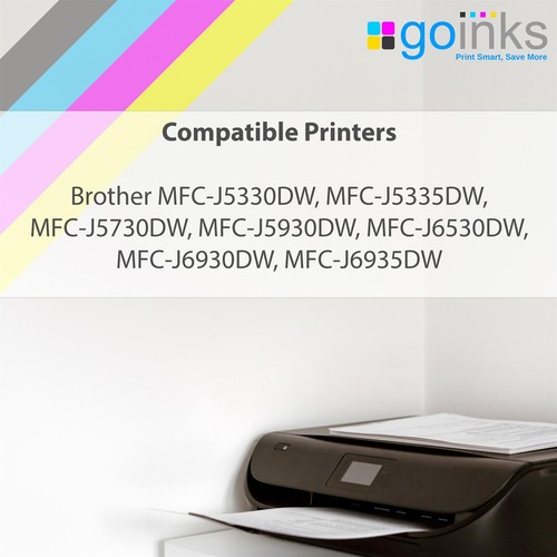 10 Cartouches d'encre remplacer Brother LC3217Bk LC3217C LC3217M LC3217Y non-OEM - Photo 2/4