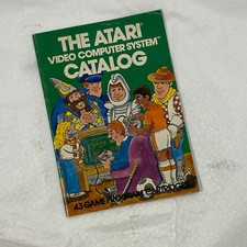 1981 The ATARI Computer System Catalog 43 Program Cartridges with Green Cover