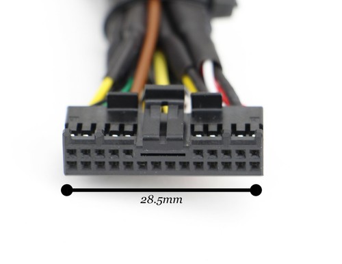 Xtenzi 24Pin AV RCA Harness for Pioneer AVIC W8500NEX W8400NEX W6400NEX W6500NEX - Picture 3 of 5
