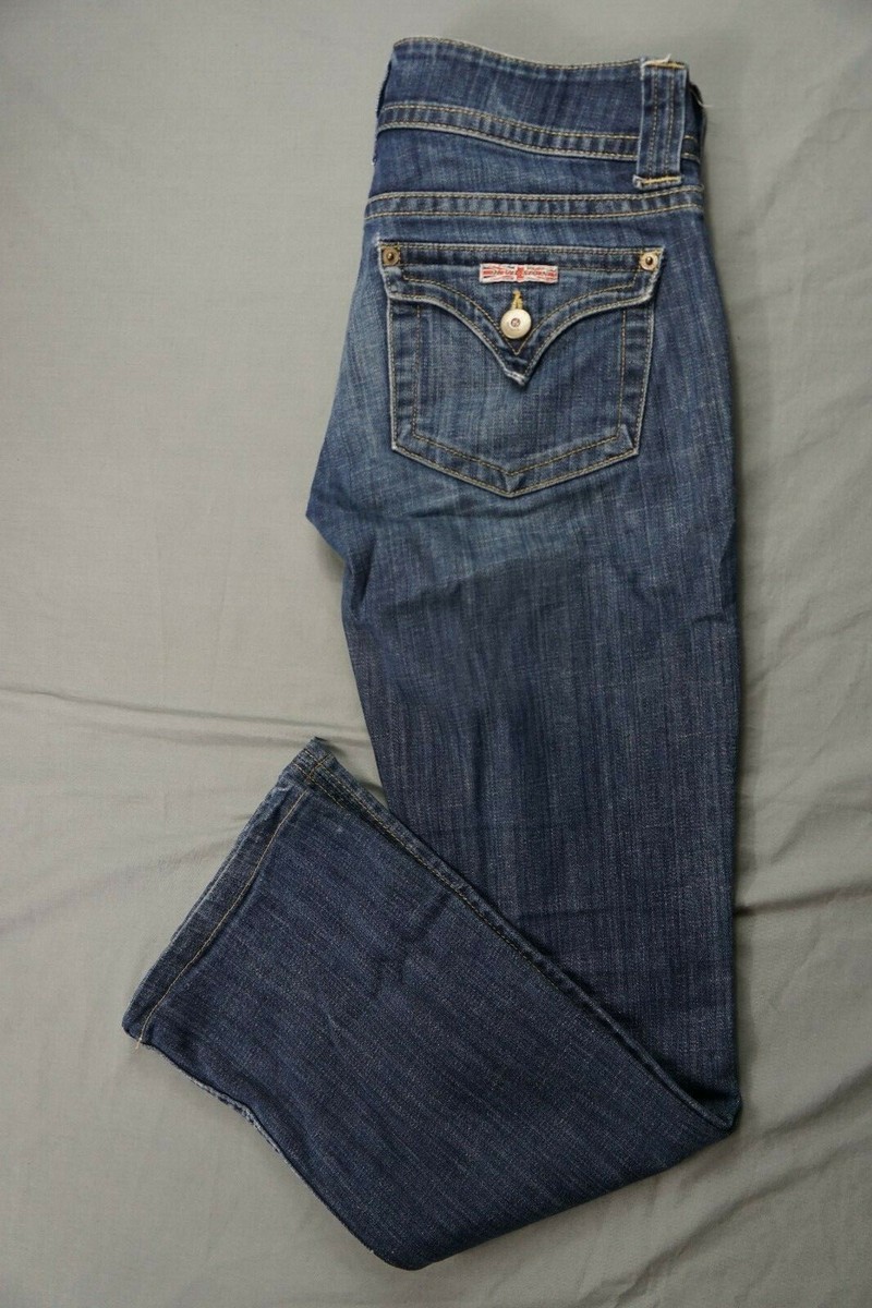 Jean Femme Hudson Bootcut - Taille 24, Blanc, Lavage Foncé, Poche Rabat, Neuf Avec étiquettes