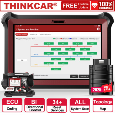 THINKCAR THINKTOOL PAD10 OBD2 Automotive Scanner Key Programming Diagnostic Tool