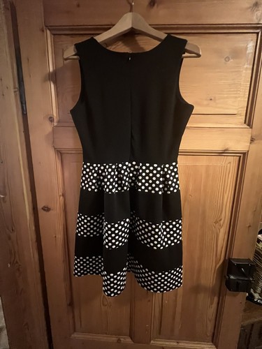 Kleid L schwarz weiß Hochzeit Geburtstag Einschulung Jugendweihe Abi Ball - Bild 2 von 3