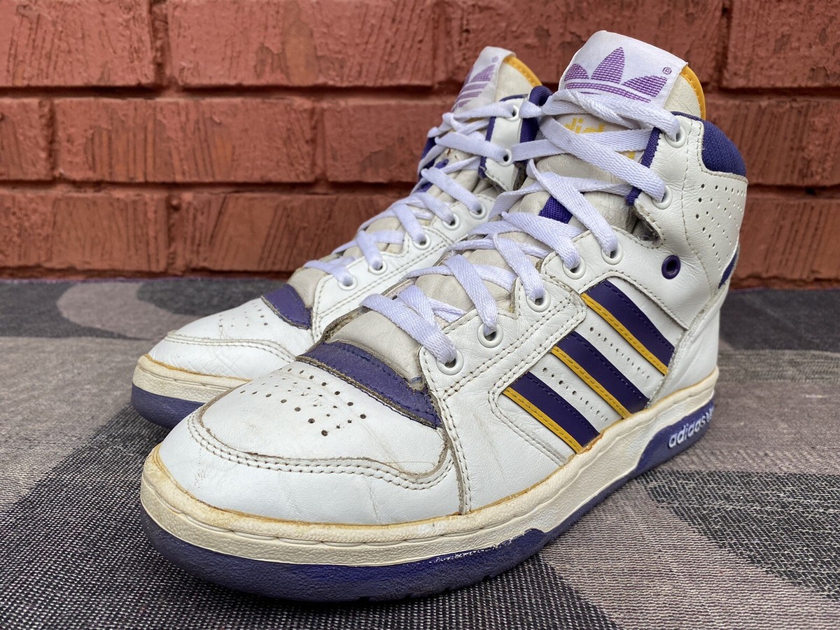 Vintage Adidas High Top Sneakers Made in Korea SZ UK 7 US 7. | eBay