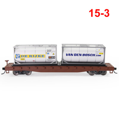 Evemodel C8741U 2pcs HO Scale 1:87 52' Flat Car Flatbed Transporter U.S - Foto 10