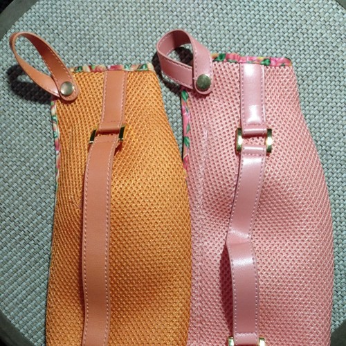 Set of 2 Ketel One Botanicals Vodka Neoprene Bottle Bags Grapefruit & Peach - Picture 6 of 8