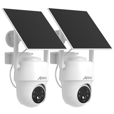 4G LTE Cellular Solar Battery Security Cameras 3MP Outdoor Wireless Home IP65 IR