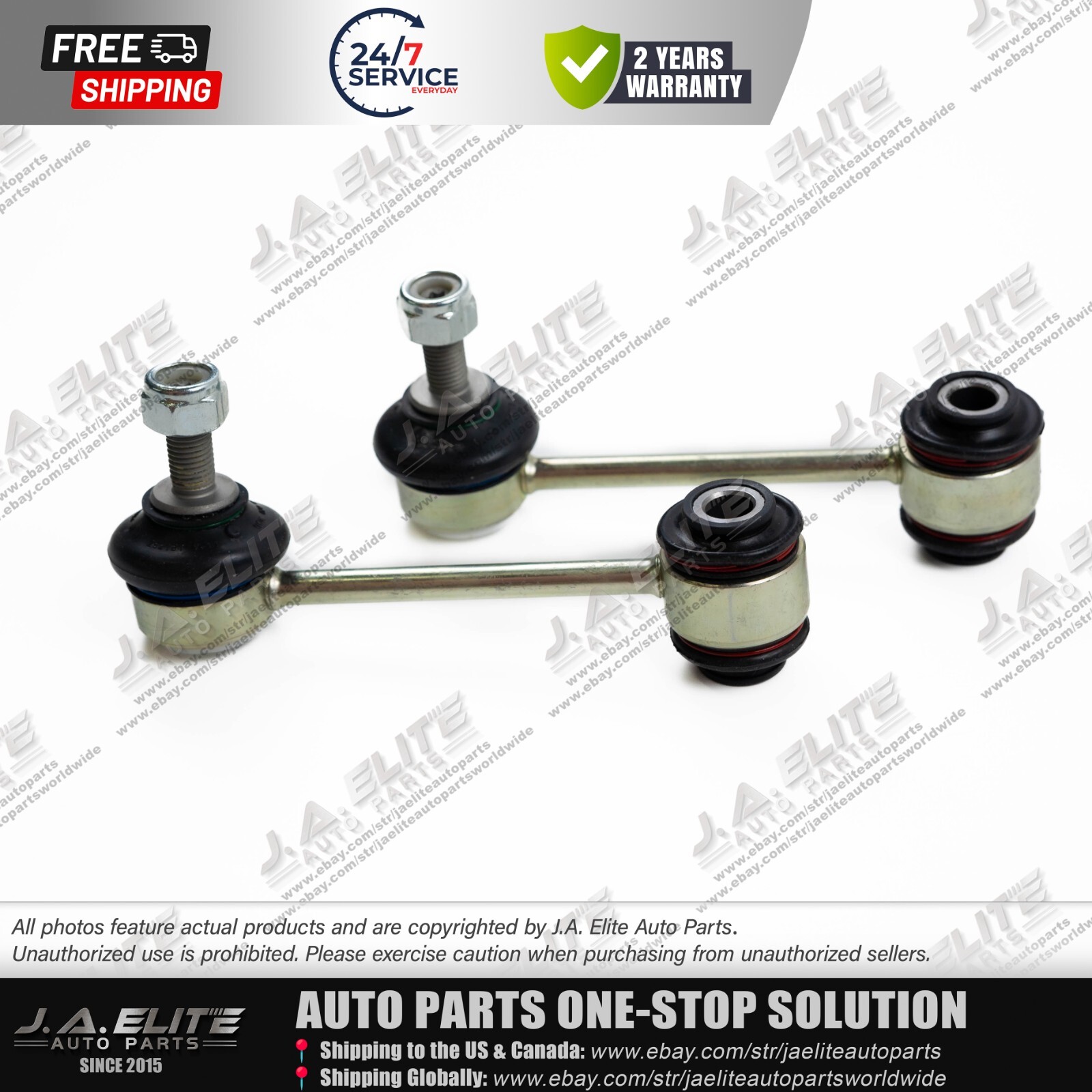 2 pcs Rear Sway Bars fit Maserati Ghibli Quattroporte (2014+) 670002744