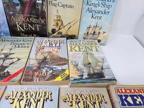 13 x Vintage Historical Maritime Alexander Kent Author Old Book Bundle - 第 4/11 張圖片