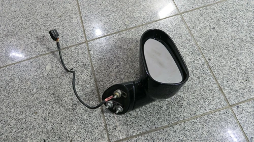 Original Opel GT convertible exterior mirror left in black