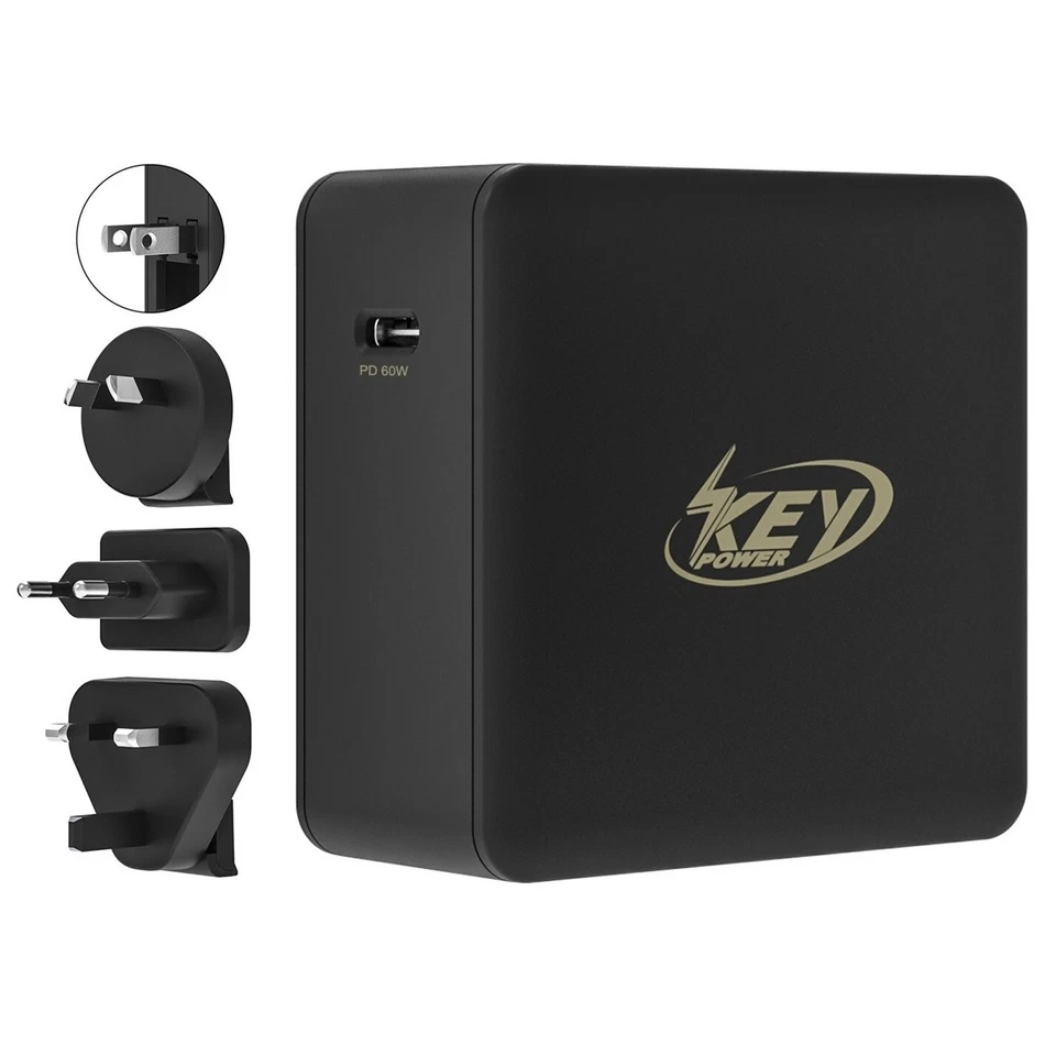 USB-C 45-60W Power Adapter for Apple, Samsung Mobile Phones, MacBook, PD Charger - Image 2 of 2