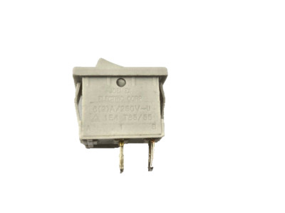 Joemex 83 Series Miniature Rocker Switch - SPST - 125V 15A - 250V 10A - Snap-in