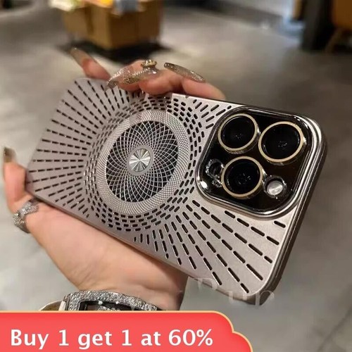 Heat Dissipation Cell Phone Cover For iPhone 16 Pro Max 15 14 13 12 11 XR Case
