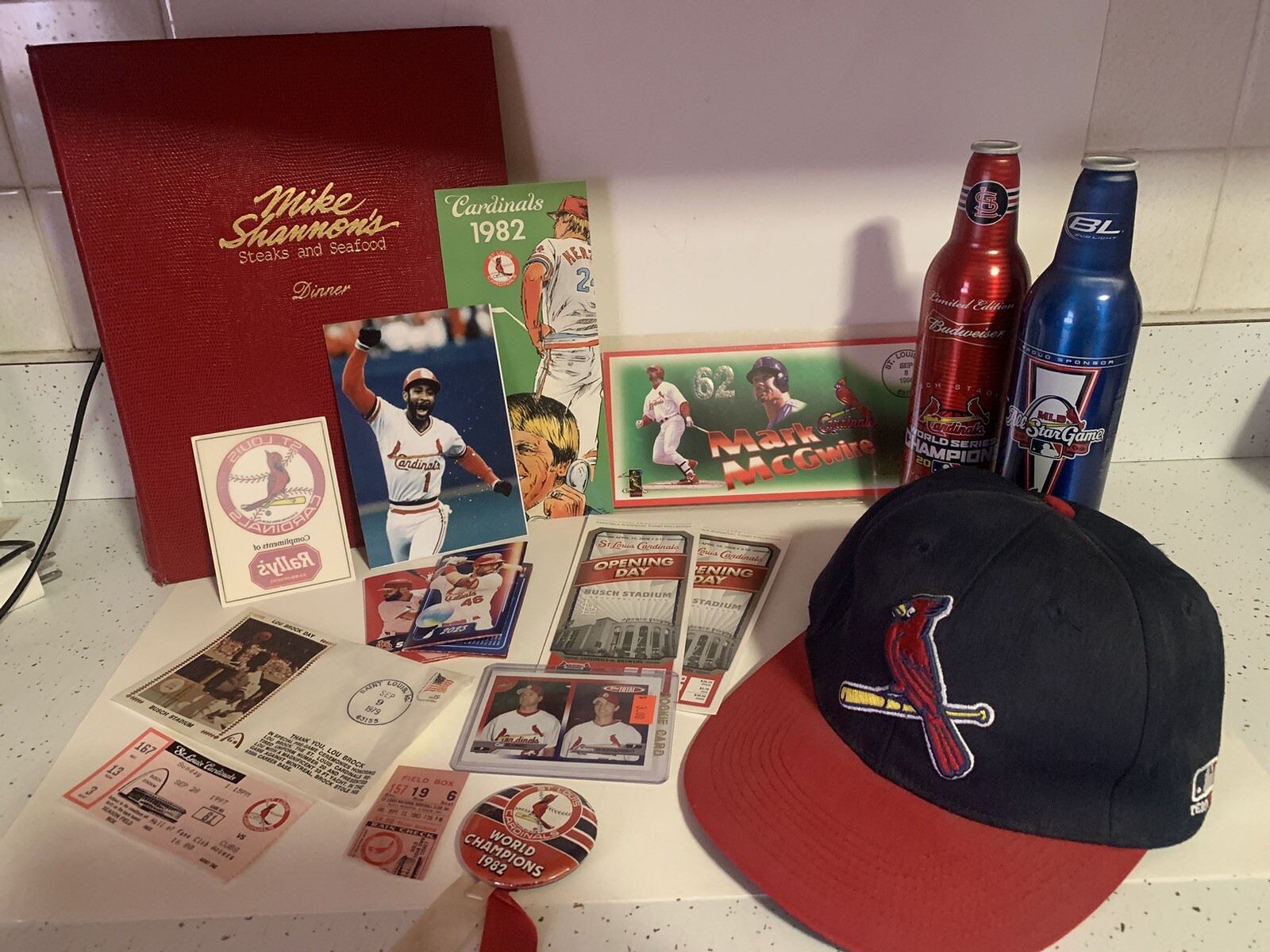 St Louis Cardinal Baseball Memorabilia Lot of 17 Different Items eBay