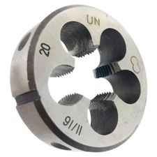 11/16"-20 Die Round Right Hand 11/16-20 UN RH Thread