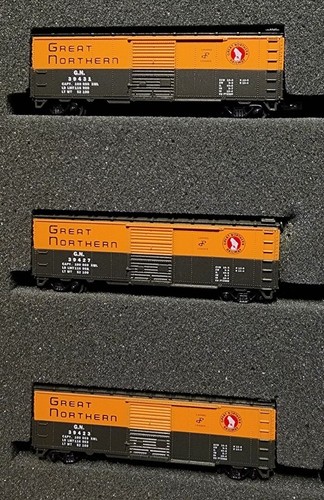 Con-Cor N Scale Special Merchandise "Loader Cars" Add on Set Great Northern - Picture 5 of 8