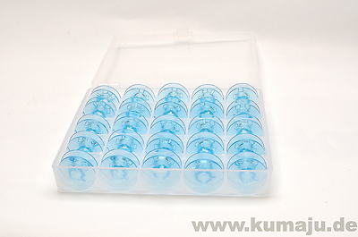 25 Spulen in Box passend für Pfaff Hobbymatic, Tipmatic, Dualmatic, Varimatic.bd