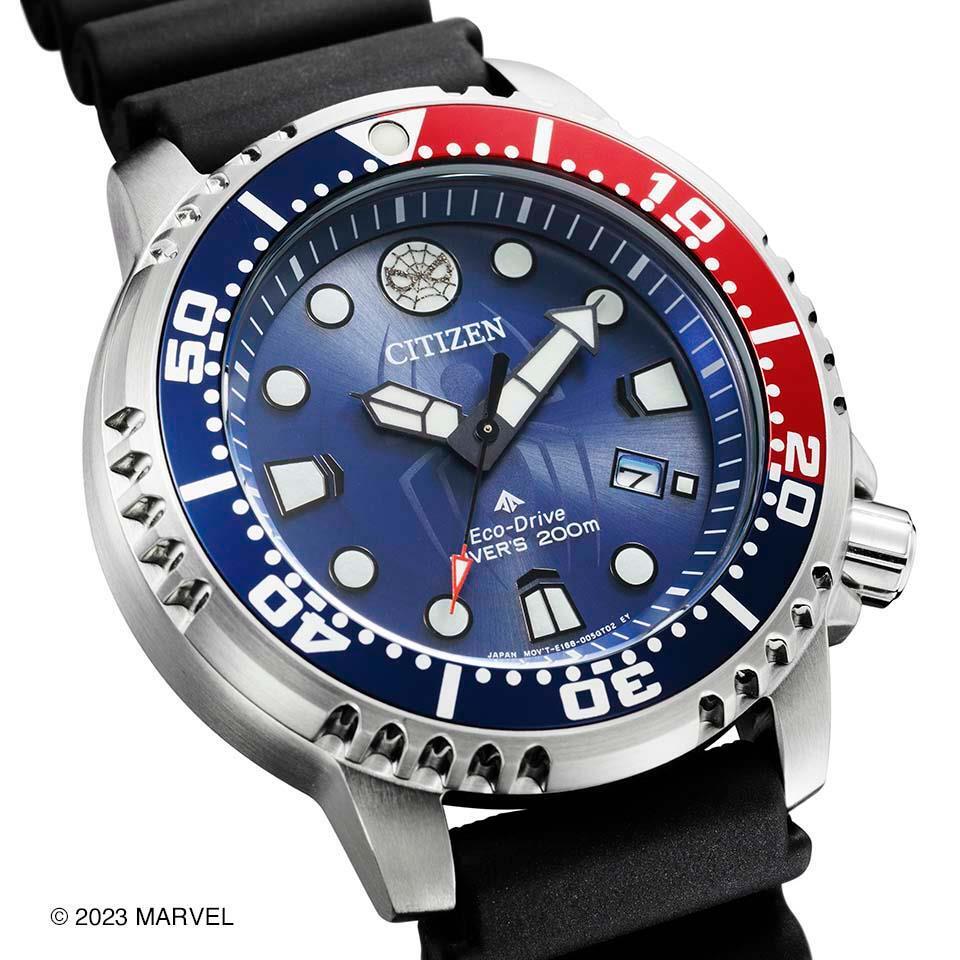 MARVEL CITIZEN PROMASTER MARINE BN0250-07L SPIDER-MAN Limited Eco