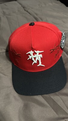 KILL THE HYPE KTH-LA Red And Black CROWN OF THORNS SNAPBACK AUTHENTIC HAT NEW