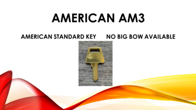 Kwikset Schlage American Yale - Keys Cut to Code - Computerized