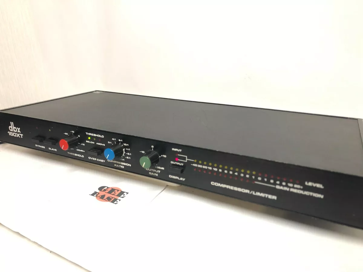 DBX 160XT Monaural Compressor Limiter Signal Processor Tested From Japan F/S