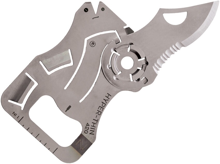 Zootility Hyper Thin Tools Full Sized Pocket Knife 3.13" 420 Steel Construction