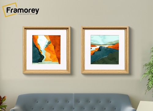 Sqaure Size Picture Frames Oslo Range With or Without White Mount - Picture 54 of 79