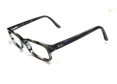 Ray Ban RB5187 5163 Tortoise Blue Rectangle Eyeglasses 50-16  display picture 1