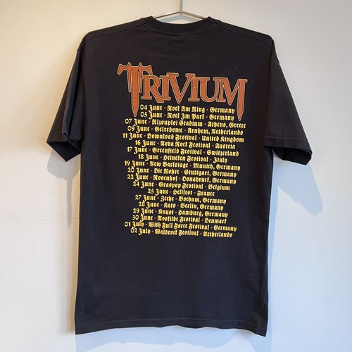 Trivium Warrior Tour T-Shirt Size Small Metal Band Tee 100% Cotton - Picture 3 of 5
