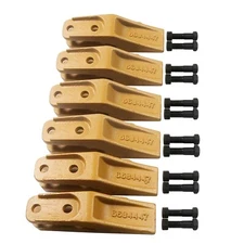 6684447 Bobcat Skid Steer Bucket Unitooth Trenching Bucket Teeth w/ Hardware 6PK