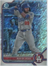 2022 Bowman Chrome Baseball 1st Shimmer Refractor ALEX De JESUS Dodgers NM-MT