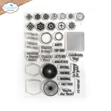 Elizabeth Craft Designs Clear Stamp Set - Phrases Dingbats, CS353