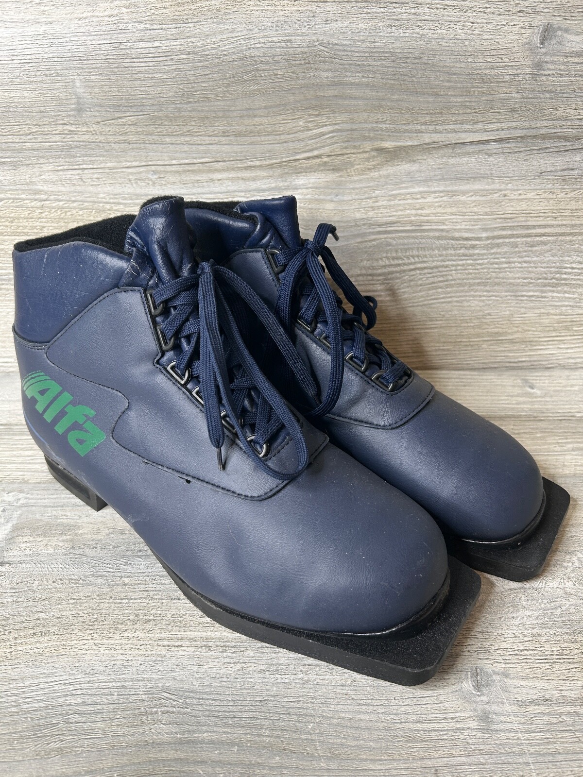 SALOMON Stivali Alfa Caribou sci di fondo NNN blu taglia EUR 43 uomo US 10 donna 11