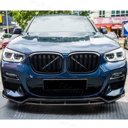 Carbon Fiber Front Bumper Lip Splitter Spoiler For BMW X3 G01 M40i X4 G02 2018UP - Bild 7 von 17