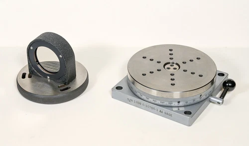 ULTRADEX 5" PRECISION INDEXING TABLE - AA GAGE - WITH STARRET REFERENCE MIRROR