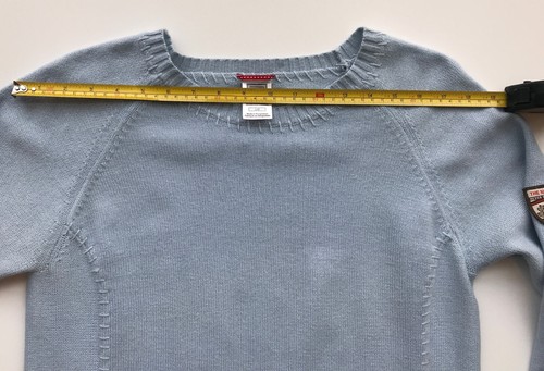 The North Face Damen Rundhals Patch Wollpullover hellblau Größe L klassisch Ski - Bild 8 von 13