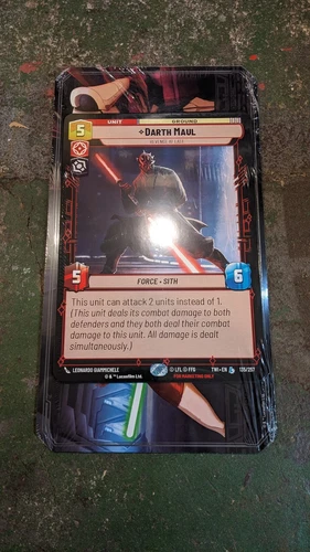 Star Wars Unlimited Oversized Promo Card Set - Maul / Echo / High Ground SEALED