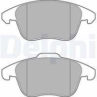 Delphi Bremsbelagsatz, Scheibenbremse Vorderachse U.A. FüR CitroËN, Ds, Peugeot