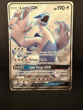 Lugia GX 207/214 Full Art Holo Ultra Rare English 190 HP SM-Lost Thunder