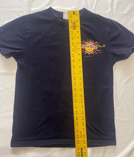 Vintage 90s Hard Rock Cafe Bangkok 15 YEARS OF ROCK T Shirt Black size Small - Picture 7 of 8