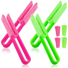  4 Pcs Small Cleaning Brushes Dust Remover Air Conditioner Duster Blind Window