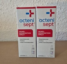 2x Octenisept Schleimhautantiseptikum schmerzarmes Wunddesinfektionsspray 2x50ml