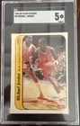 1986-87 Fleer #8 Michael Jordan Sticker SGC 5