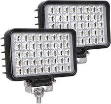 6 Inch Led Work Light for Truck Tractor, 80W 6800Lumens Flood Light off Road Lig